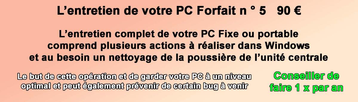 L'entretien de votre PC