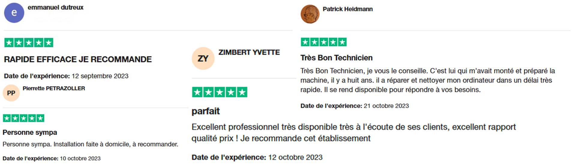Avis Clients