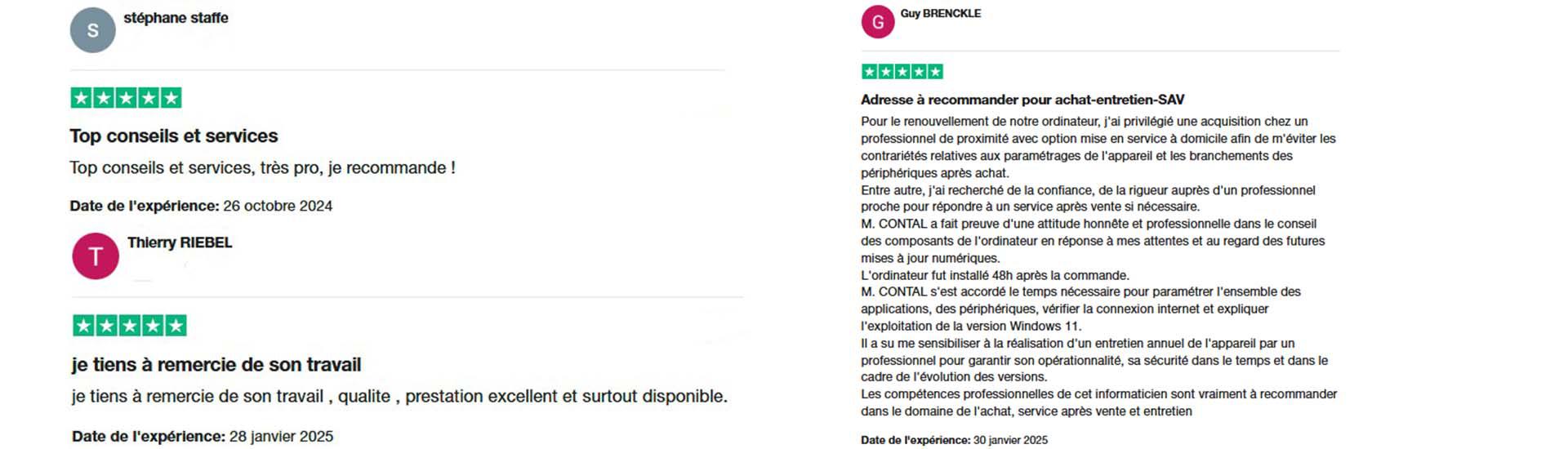 Avis Clients