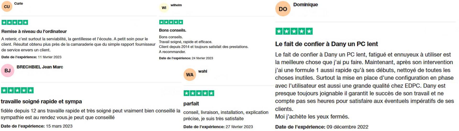 Avis Clients
