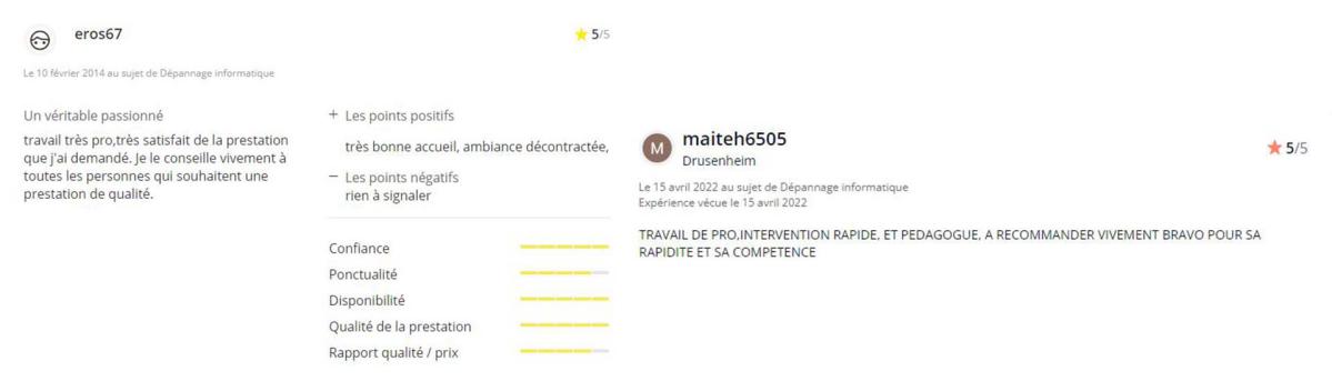 Avis Clients