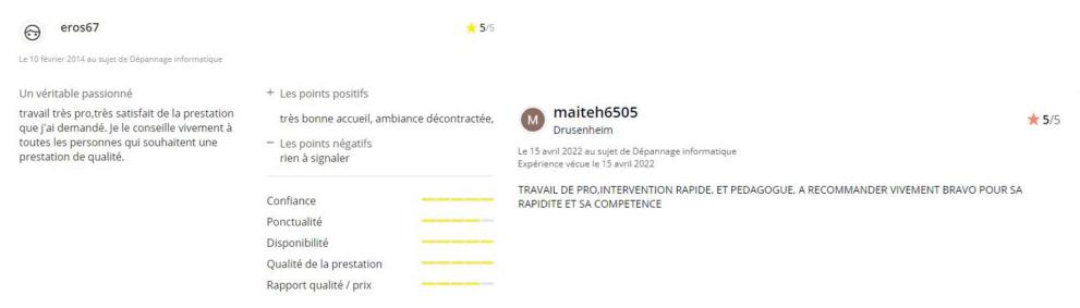Avis Clients