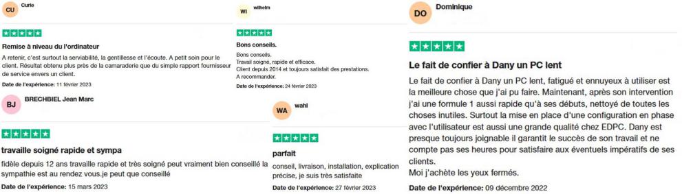 Avis Clients
